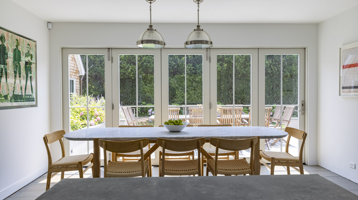 Photo of construction by Ronald Webb Builder.